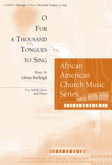 O For a Thousand Tongues to Sing SATB choral sheet music cover